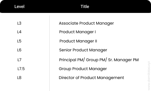 PM career ladder